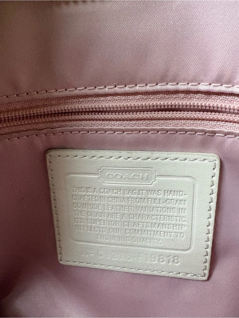 Coach Pale Yellow Patent Leather Signature Tote